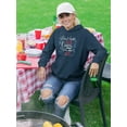 thumbnail image 2 of 4Th July Independence Day Banner Hoodie Women -Image by Shutterstock, Female XX-Large, 2 of 4