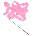thumbnail image 4 of Leadrop 4M Colorful Dance Ribbon Gym Rhythmic Art Gymnastic Streamer Twirling Rod Stick, 4 of 11