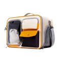 thumbnail image 1 of <p>Pet Carrying Bag, Pet Back Pack Carrier Clear Design Oxford Cloth Large Capacity  For Travel For Small Dogs</p>, 1 of 8