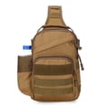 thumbnail image 2 of Bolsa De Pecho Molle Bolsas de chaleco informales para hombre, bolsa de lona segura para el pecho para hombre, para viajes de senderismo (caqui) Tmvgtek Para Estrenar, 2 of 6