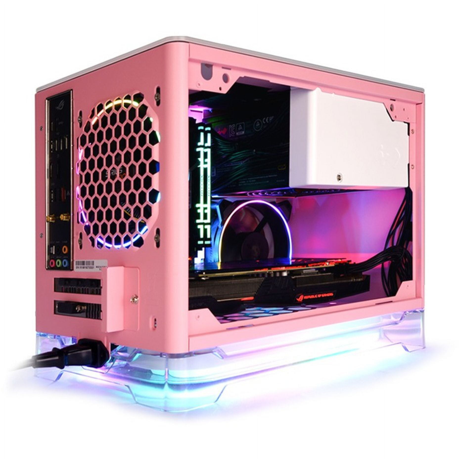 In-Win A1 PLUS PINK Mini-ITX Tower with Integrated ARGB Lighting