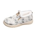 thumbnail image 2 of Willtoo Women's Winter Slip-On Boots Plush Lined Comfort Shoes Upper Warm House Shoes for Indoor Outdoor Use, 2 of 5