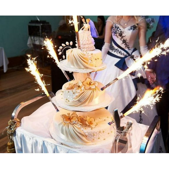 60pc Pack VIP Bottle Sparklers burns approx. 45 second - 15 packs of 4 Sparklers