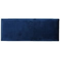 thumbnail image 4 of Cortesi Home Claymore Large Ottoman Bench with Painted Gold Legs, Blue Velvet, 4 of 4