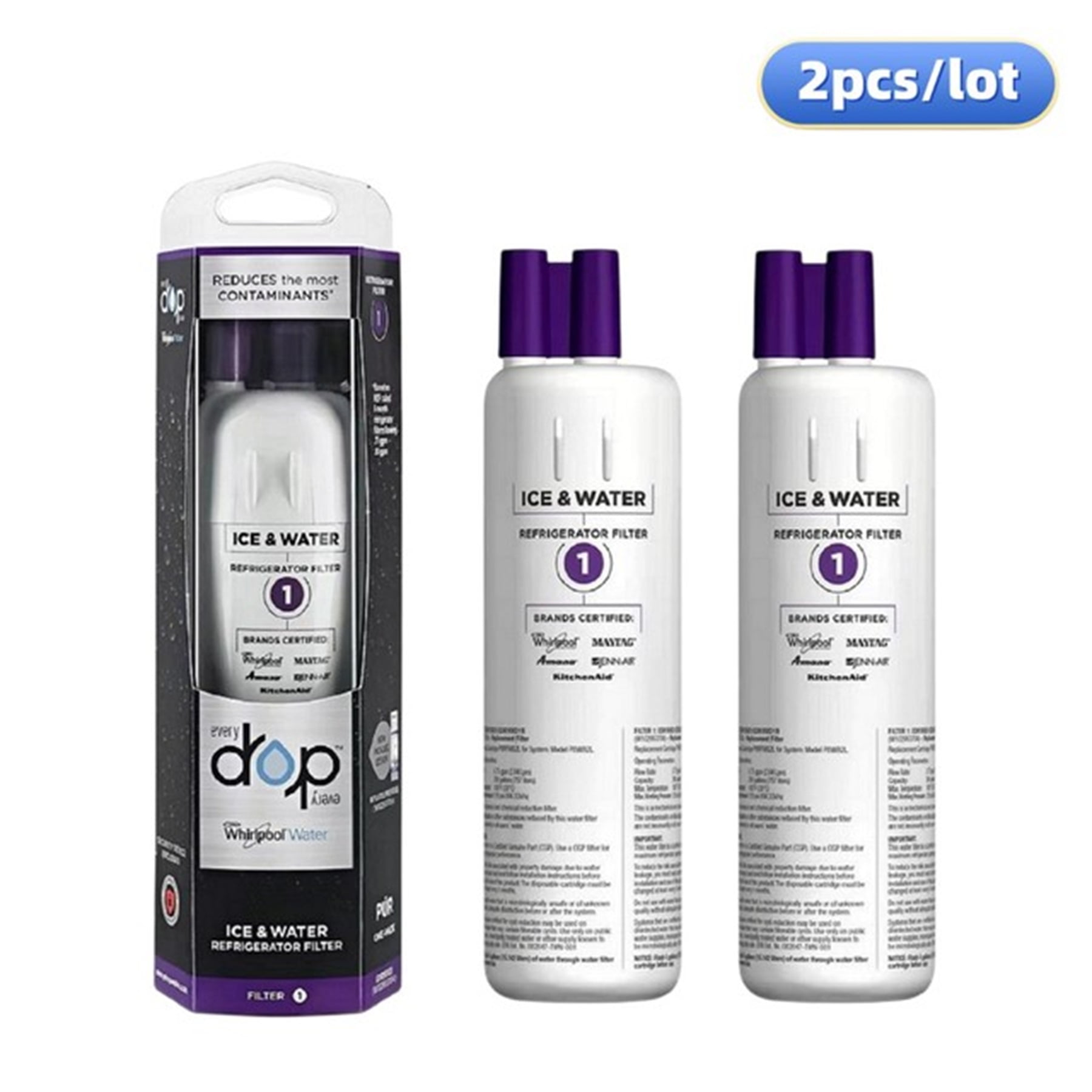 Activated Carbon EDR1RXD1 Refrigerator Water Filter Replacement For