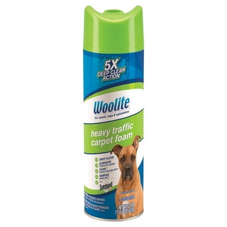 Woolite Heavy Traffic Stain Defense Foam Carpet Cleaner, 22 Oz