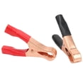 thumbnail image 4 of Pinzas de cocodrilo de batería, Pinza de cocodrilo de Prueba, 20 Piezas, 50 A, Pinza de Prueba eléctrica, Abrazadera de batería de sonda de Plomo roja y Negra Segura para Equipos electrónicos, 4 of 14
