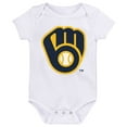 thumbnail image 4 of Infant Gold/Navy/White Milwaukee Brewers Minor League Player Three-Pack Bodysuit Set, 4 of 4