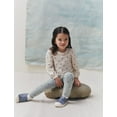 thumbnail image 2 of easy-peasy Toddler Girl Lace Hem Rib Leggings, Sizes 18M-5T, 2 of 5