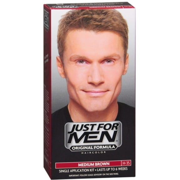 JUST FOR MEN Hair Color Medium Brown 35, 1 ea (Pack of 2)