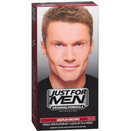 6 Pack - Just For Men Couleur des cheveux brun moyen 35, 1 ch