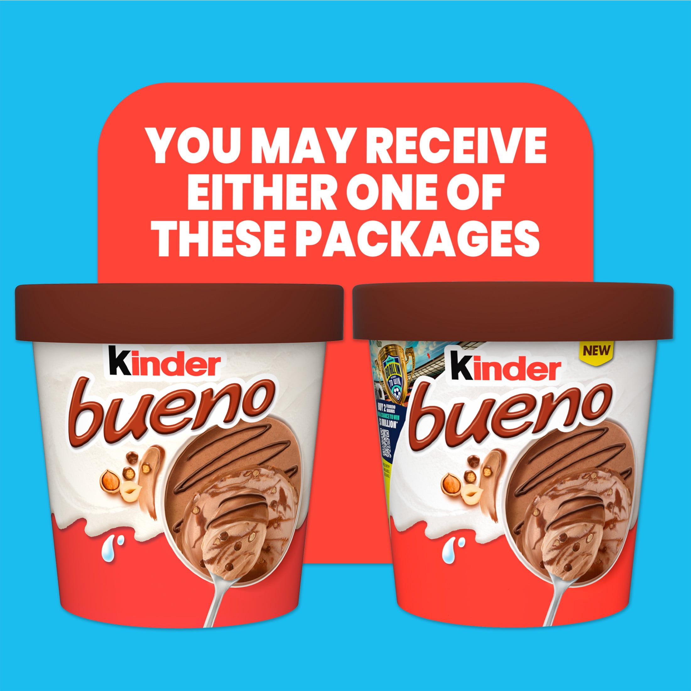 Kinder Bueno Frozen Dairy Dessert, 14 fl oz