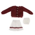 thumbnail image 1 of Conjunto de ropa de muñeca 1/6 para muñeca femenina pulgadas PH Vino rojo Zulema Ropa de muñeca de 12 pulgadas, 1 of 8