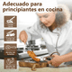 thumbnail image 5 of 15 Piezas De Juego De Cuchillos De Cocina Acero Inoxidable Malubero Café, 5 of 5