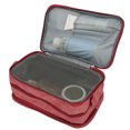 thumbnail image 3 of Cosmetic Storage Bag Portable Makeup Organizer Bag Keep Clean Tidy Large Eye Mesh Large Bottles Vertically Inserted Pocket Easier To Carry for Travel, 3 of 7