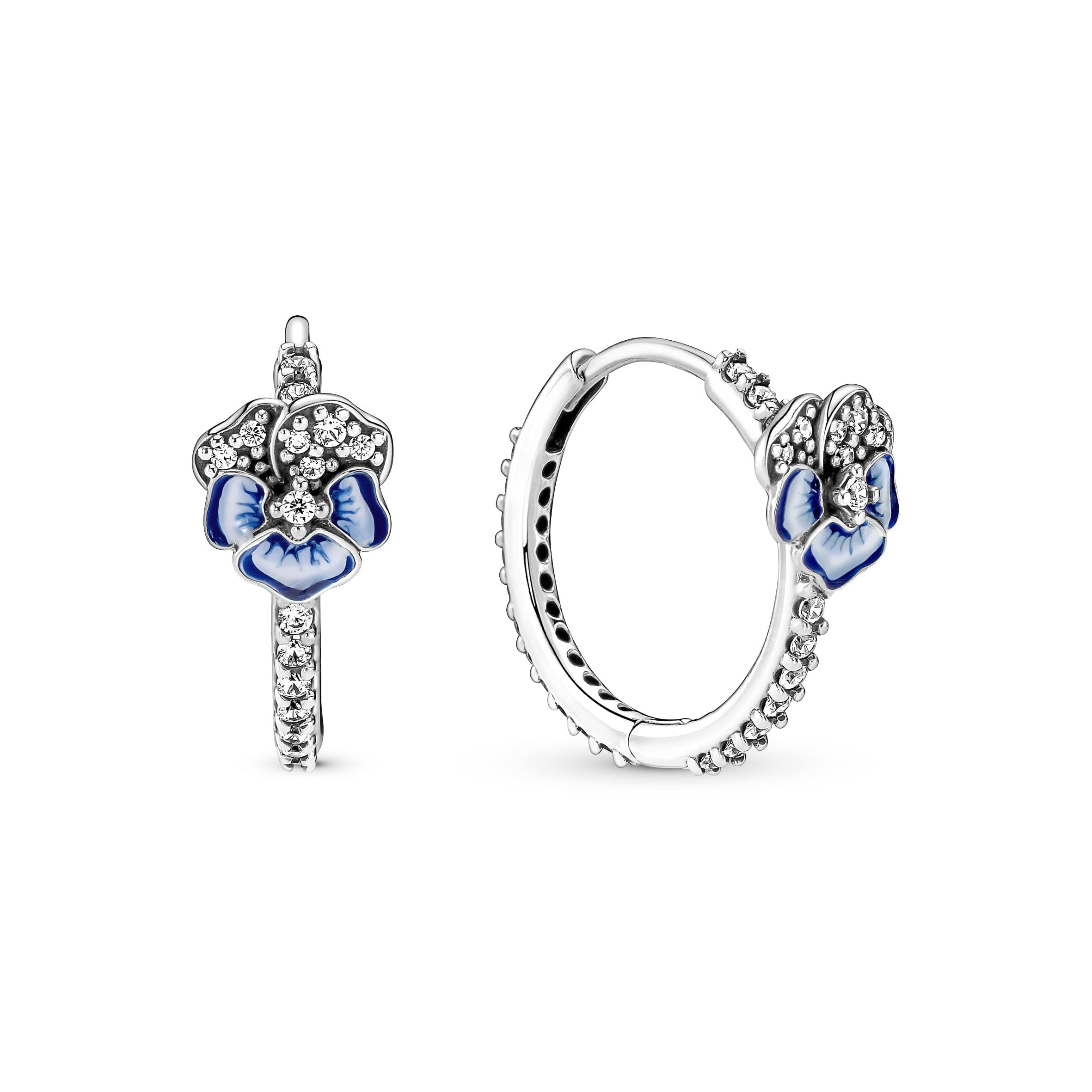 Authentic Timeless Elegance Earrings, Rose & Clear CZ
