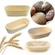 thumbnail image 1 of oval Bread Banneton Proofing Basket - 10 inch Baskets Sourdough Proofing Basket Set Banaton Towel for Baking oval Proofing for Sourdough Bread Making Starter Kit, 1 of 7