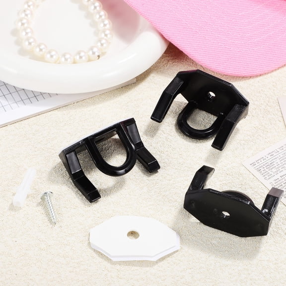REACHISE 16-Pack Hat Hooks Wall Mount Adhesive Hat Hangers Organizer Display Rack for Caps and Hats