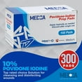 thumbnail image 5 of MEDca Povidone Iodine Antiseptic Prep Pads Medium 100/box, 300 Count (Pack of 1), 5 of 9