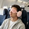thumbnail image 4 of EGNMCR 2 In 1 U Shaped Pillow With Eye Mask Memorys Foam Travel Neck Pillow Shade Sleep Mask Office Nap Support For Airplane Car Home Use Polyester Eye Masks Pillows, 4 of 6