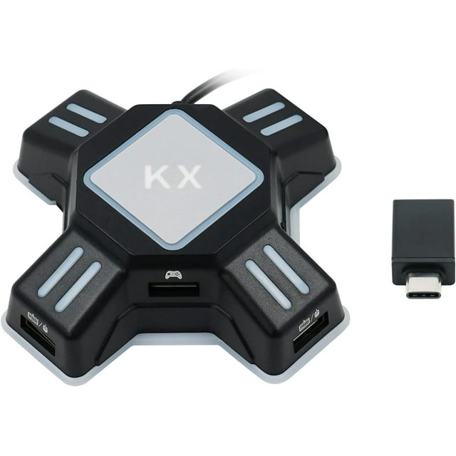 Adaptador de Teclado y Mouse Control de Gamepad Convertidor Gamer para N-Switch/Xbox One Serie 360/ PS4/ PS3
