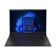 thumbnail image 4 of Lenovo ThinkPad X1 Carbon Gen 10 21CB - 180-degree hinge design - Intel Core i7 - 1260P / up to 4.7 GHz - Evo - Win 10 Pro 64-bit (includes Win 11 Pro License) - Intel Iris Xe Graphics - 16 GB RAM - 512 GB SSD TCG Opal Encryption 2, NVMe - 14" IPS touchscreen 1920 x 1200 - Wi-Fi 6E - deep black paint - kbd: US - with 3 Years Lenovo Premier Support + 3 Years Lenovo Sealed Battery Add On, 4 of 13