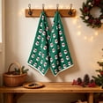 thumbnail image 5 of Fievgin Christmas Kitchen Towels Set of 2, Soft Absorbent Holiday Hand Towels with Snowman Design for Bathroom Kitchen, 16x24", 5 of 6