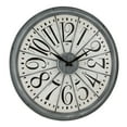 thumbnail image 4 of La Crosse Technology 20" Antique Gray Analog Round Contemporary Quartz Wall Clock, 404-3950, 4 of 6