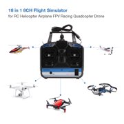 CACAGOO 18 in 1 8CH USB Flight Simulator Emulator for RC Helicopter Airplane FPV Racing Drone Quadcopter