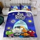 thumbnail image 4 of Rob el Robot Conjunto de sábanas temático, trío de piezas, cómodo y amigable con la piel, diseño único, regalo de decoración para el hogar para familiares, amigos y fans,135cm *200cm, 4 of 6