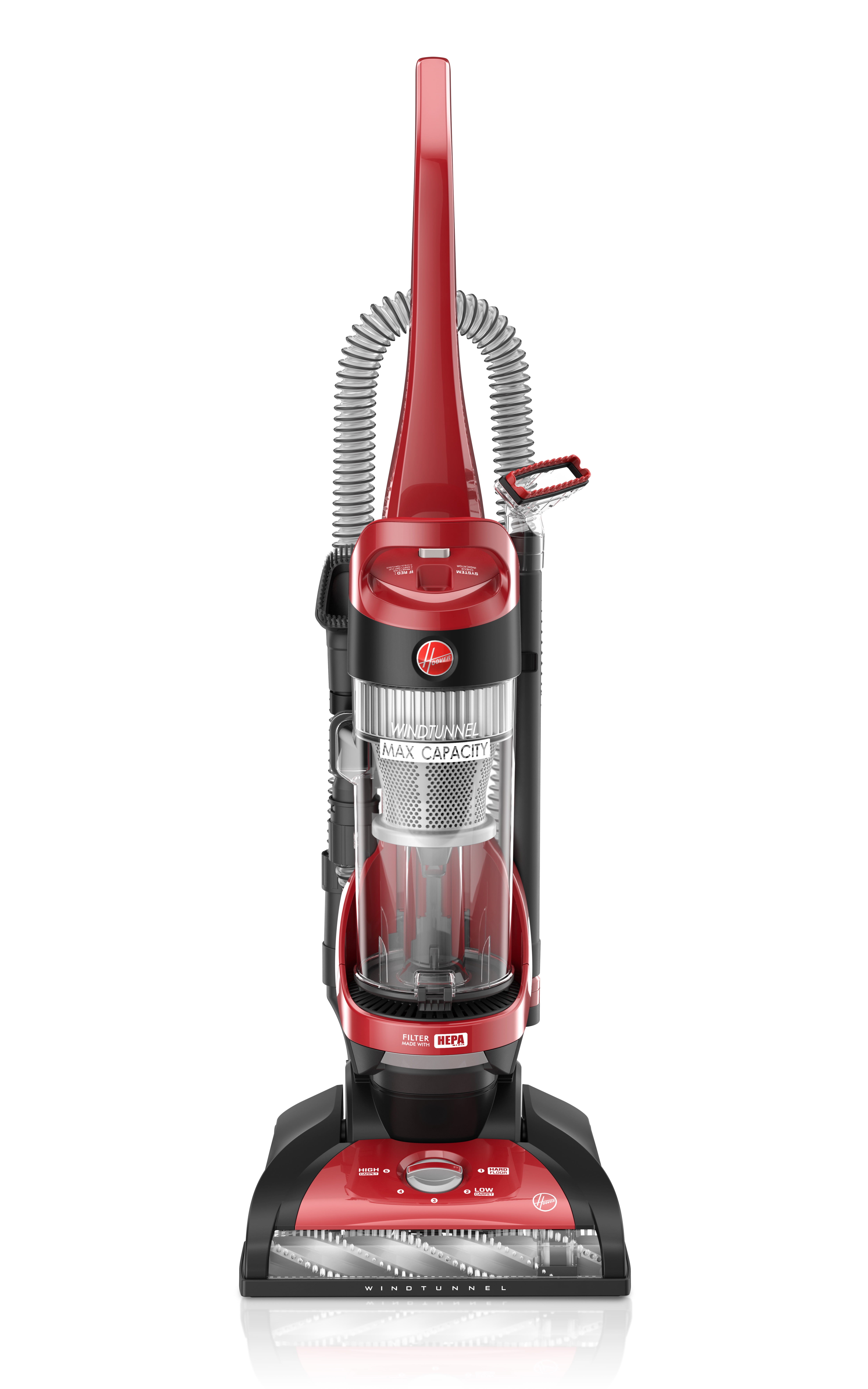 Hoover REACT Powered Reach Plus Bagless Upright Vacuum Cleaner UH73510PC 