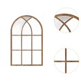 thumbnail image 3 of simhoa Arched Window Pane Mirror Acrylic Background for Bedroom Room Brown, 3 of 8