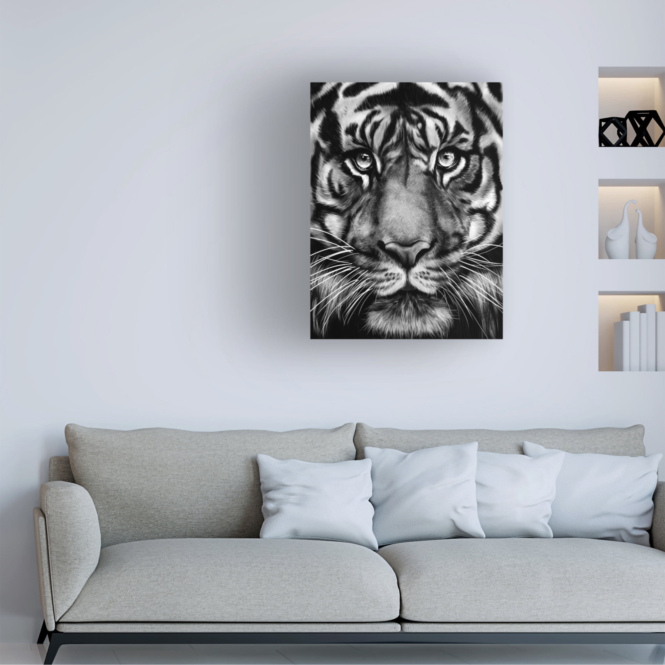 Trademark Fine Art Gabriella Roberg Tiger Canvas Wall Art