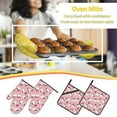 thumbnail image 5 of Cauagu Bulldog Print Oven Mitts and Pot Holders 4 pcs Set,Extra Thicken Long Kitchen Oven Glove Potholders BBQ Gloves-Oven Mitts and Pot Holders(11 Inch), 5 of 6
