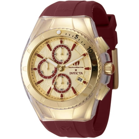 Technomarine Five Elements Chronograph Quartz Gold Dial Men's Watch TM-122004