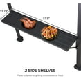 thumbnail image 5 of PURPLE LEAF 6' X 8' Hardtop Grill Gazebo BBQ Shelter Gazebo Canopy with Double Galvanized Steel Roof for Patio, Backyard, and Deck, 5 of 8