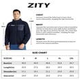 thumbnail image 2 of SCODI Hoodies for Men Zip Up Sweashirts Fleece Sherpa Lined Winter Wool Heavyweight Jacket Flame L, 2 of 8