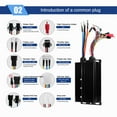 thumbnail image 5 of Ebike Sine Wave Controller 72V/80A With Light Function Brushless Controller And LCD Color Display For 5000W Motor Kit Parts, 5 of 5