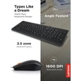 thumbnail image 3 of Combo USB Lenovo 300 Teclado y Ratón con Cable Tamaño Completo Negro, 3 of 5