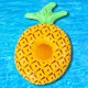 thumbnail image 4 of Portavasos flotante, flotador inflable, bandeja para bebidas de cerveza, regalo de PVC (piña), 4 of 4