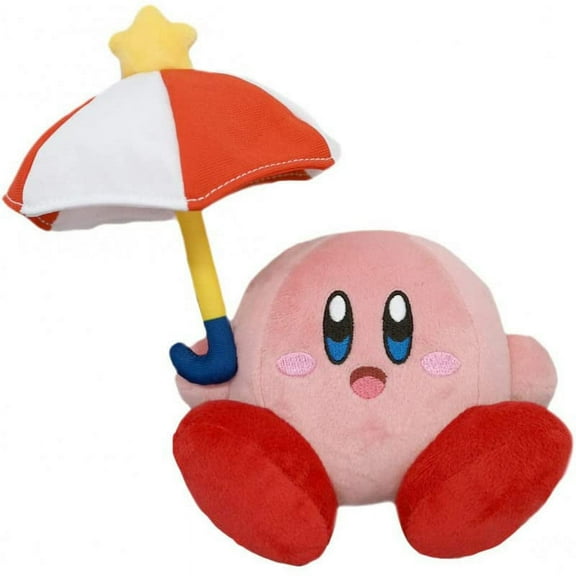 Sanei Parasol Kirby All Star Collection KP23 6 Inch Plush