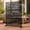 Black-Leaves, variant on Outdoor Metal Privacy Screen Galvanized Decorative Screen, Black