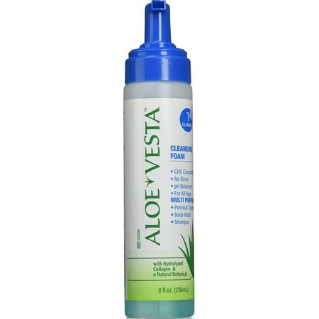 - ConvaTec Aloe Vesta Cleansing Foam 8 oz