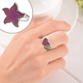 thumbnail image 4 of Qarigey Anillo de humor Cambio de color Temperatura Emoción Sensación Cambiable Joyería termocrómica Formas múltiples Favores Niños redbud Type3 NO3 Qarigey AP008785-22, 4 of 6