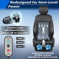 thumbnail image 4 of Paffenery 2026 Heated and Cooling Seat Cover Front Seat, 12V-24V Ventilated Cooling Car Seat Cushion, Cooled Seat Cover for Car SUV Truck Universal Fit, Fashion Black, 4 of 19