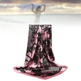 thumbnail image 6 of Milageto Square Scarf for Women Bandana Elegant Headband for Beach Anniversary Office pink, 6 of 8