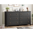 thumbnail image 1 of Wooden Dresser Chest with Clothes Storage Cabinet, Drawer Organizer, 1 of 2