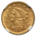 thumbnail image 2 of 1871 $2.50 Liberty Gold Quarter Eagle MS-61 NGC, 2 of 3