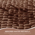 thumbnail image 3 of Chenille Bath Rugs Ultra Soft Washable Large Size Non-Slip Bathroom Floor Mat Dry Fast Water Absorbent 24 x 36 in, 3 of 6