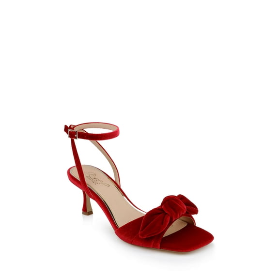 Jewel Badgley Mischka Emeli Ankle Strap Bow Sandals